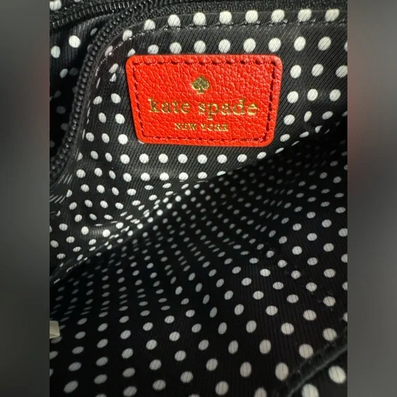 Kate Spade EUC Villabella Avenue Celina Bow Red Pebbled Leather Crossbody Bag - Picture 11 of 11